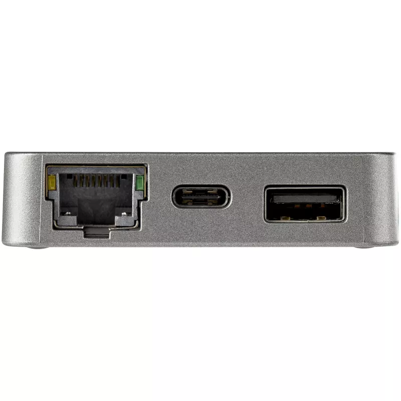 StarTech.com adaptador multipuerto USB-C - mini dock USB 3.1 Gen 2 Type-C - USB-C a vídeo HDMI 4K o VGA 1080p - USB-A USB-C 10 Gbit/s, GbE - dock portátil de viaje para portátil - compatible con Thunderbolt 3