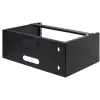 StarTech.com rack de red de pared 4U - 14 pulgadas de profundidad (perfil plano) - soporte para panel de parcheo de 19 pulgadas para servidores planos y equipos de IT, conmutadores de red - capacidad de carga 20 kg, negro