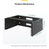 StarTech.com rack de red de pared 4U - 14 pulgadas de profundidad (perfil plano) - soporte para panel de parcheo de 19 pulgadas para servidores planos y equipos de IT, conmutadores de red - capacidad de carga 20 kg, negro