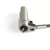 StarTech.com candado de cable para portátil de 2 m - candado de seguridad de combinación de 4 dígitos compatible con ranura Nano - candado de cable de acero con revestimiento de vinilo antirrobo serializado para ordenadores/dispositivos con ranura Nano