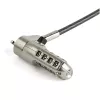 StarTech.com candado de cable para portátil de 2 m - candado de seguridad de combinación de 4 dígitos compatible con ranura Nano - candado de cable de acero con revestimiento de vinilo antirrobo serializado para ordenadores/dispositivos con ranura Nano