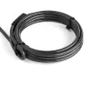 StarTech.com candado de cable para portátil de 2 m - candado de seguridad de combinación de 4 dígitos compatible con ranura Nano - candado de cable de acero con revestimiento de vinilo antirrobo serializado para ordenadores/dispositivos con ranura Nano
