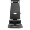 StarTech.com soporte para teléfono y tablet - soporte universal plegable para dispositivos móviles para smartphones y tablets - soporte ergonómico ajustable para móvil con múltiples ángulos para escritorio - portátil - negro