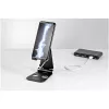StarTech.com soporte para teléfono y tablet - soporte universal plegable para dispositivos móviles para smartphones y tablets - soporte ergonómico ajustable para móvil con múltiples ángulos para escritorio - portátil - negro