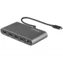 StarTech.com mini dock Thunderbolt para doble monitor, HDMI 4K 60Hz, hub sin controladores para Windows y Mac, Gigabit Ethernet, 1 x USB 5Gbps y 1x USB 2.0, cable de 28 cm