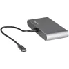 StarTech.com mini dock Thunderbolt para doble monitor, HDMI 4K 60Hz, hub sin controladores para Windows y Mac, Gigabit Ethernet, 1 x USB 5Gbps y 1x USB 2.0, cable de 28 cm