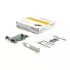 StarTech.com tarjeta adaptadora serie RS232 PCI Express de 4 puertos - controladora host serie RS232 PCIe - tarjeta PCIe a serie DB9 - UART 16950 - tarjeta de expansión - Windows/Linux