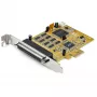 StarTech.com tarjeta adaptadora serie RS232 PCI Express de 8 puertos, tarjeta serie RS232 PCIe, UART 16C1050, controladora/tarjeta de expansión serie multipuerto DB9, protección ESD 15kV, solo Windows - TAA