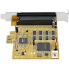 StarTech.com tarjeta adaptadora serie RS232 PCI Express de 8 puertos, tarjeta serie RS232 PCIe, UART 16C1050, controladora/tarjeta de expansión serie multipuerto DB9, protección ESD 15kV, solo Windows - TAA