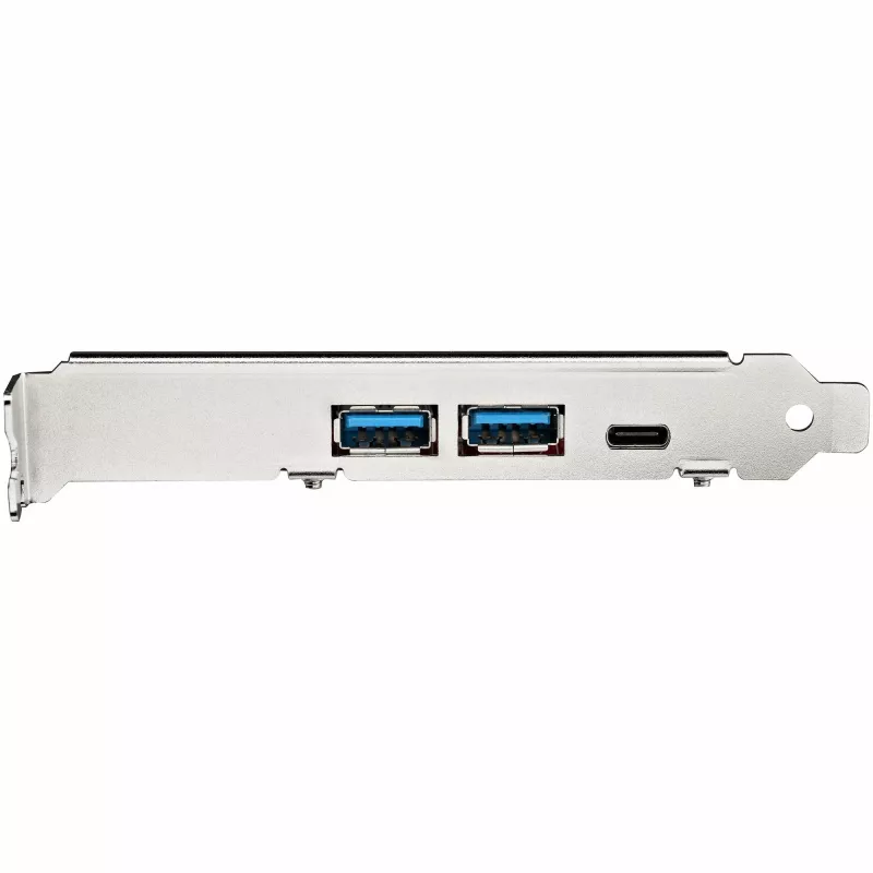 StarTech.com tarjeta PCIe USB de 5 puertos - tarjeta PCIe USB 3.1 Gen 2 de 10Gbps con 1x USB-C y 2x USB-A - 1x IDC de 2 puertos (expansión interna de cabecera USB 5Gbps) - tarjeta controladora USB C PCI Express