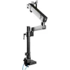 StarTech.com soporte de escritorio brazo de monitor con 2x conexiones USB 3.0, soporte de monitor individual totalmente articulado, hasta 34 pulgadas (17,6 lb/8 kg) pantalla VESA, montaje con abrazadera/ojal, resorte mecánico