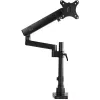 StarTech.com soporte de escritorio brazo de monitor con 2x conexiones USB 3.0, soporte de monitor individual totalmente articulado, hasta 34 pulgadas (17,6 lb/8 kg) pantalla VESA, montaje con abrazadera/ojal, resorte mecánico