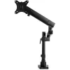 StarTech.com soporte de escritorio brazo de monitor con 2x conexiones USB 3.0, soporte de monitor individual totalmente articulado, hasta 34 pulgadas (17,6 lb/8 kg) pantalla VESA, montaje con abrazadera/ojal, resorte mecánico