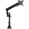 StarTech.com soporte de escritorio brazo de monitor con 2x conexiones USB 3.0, soporte de monitor individual totalmente articulado, hasta 34 pulgadas (17,6 lb/8 kg) pantalla VESA, montaje con abrazadera/ojal, resorte mecánico