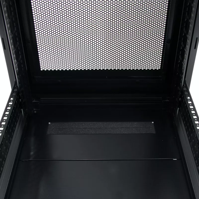 StarTech.com armario rack de servidor 32U de 4 postes, armario rack de datos de 19 pulgadas con cerradura para equipos de informática/AV/IT, rack de red de oficina/hogar con ruedas y guías de montaje ajustables