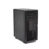 StarTech.com armario rack de servidor 32U de 4 postes, armario rack de datos de 19 pulgadas con cerradura para equipos de informática/AV/IT, rack de red de oficina/hogar con ruedas y guías de montaje ajustables