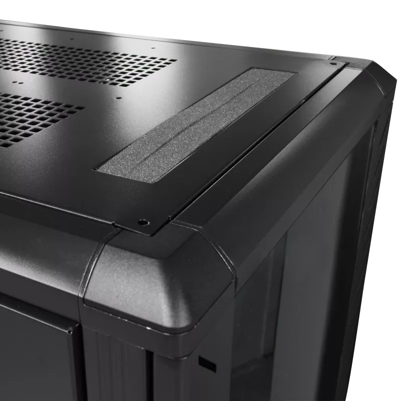 StarTech.com armario rack de servidor 32U de 4 postes, armario rack de datos de 19 pulgadas con cerradura para equipos de informática/AV/IT, rack de red de oficina/hogar con ruedas y guías de montaje ajustables