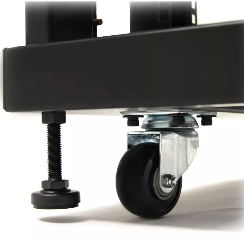 StarTech.com armario rack de servidor 32U de 4 postes, armario rack de datos de 19 pulgadas con cerradura para equipos de informática/AV/IT, rack de red de oficina/hogar con ruedas y guías de montaje ajustables