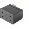 StarTech.com convertidor de medios industrial de fibra óptica a Ethernet PoE+ 30W - SFP a RJ45 - fibra óptica monomodo/multimodo a Gigabit Ethernet de cobre - tamaño mini/compacto - IP-30/ -40 a +75°C