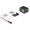 StarTech.com convertidor de medios industrial de fibra óptica a Ethernet PoE+ 30W - SFP a RJ45 - fibra óptica monomodo/multimodo a Gigabit Ethernet de cobre - tamaño mini/compacto - IP-30/ -40 a +75°C