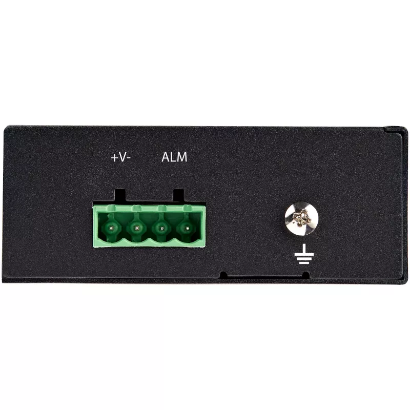 StarTech.com convertidor de medios industrial de fibra óptica a Ethernet PoE+ 60W - SFP a RJ45 - fibra óptica monomodo/multimodo a Gigabit Ethernet de cobre - tamaño compacto - IP30/ -40 a +75 °C