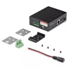 StarTech.com convertidor de medios industrial de fibra óptica a Ethernet PoE+ 60W - SFP a RJ45 - fibra óptica monomodo/multimodo a Gigabit Ethernet de cobre - tamaño compacto - IP30/ -40 a +75 °C