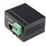 StarTech.com convertidor de medios industrial de fibra óptica a Ethernet - 100 Mbit/s SFP a RJ45/Cat6 - fibra óptica monomodo/multimodo a red de cobre - 12-56 V DC - IP-30 / -40 a +75 °C