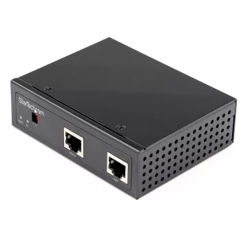 StarTech.com splitter PoE industrial Gigabit - splitter PoE+++ Power over Ethernet de alta velocidad 90W - splitter 12-48V DC 802.3bt - adaptador LAN/RJ45 Ultra PoE a DC - -40C a +75C