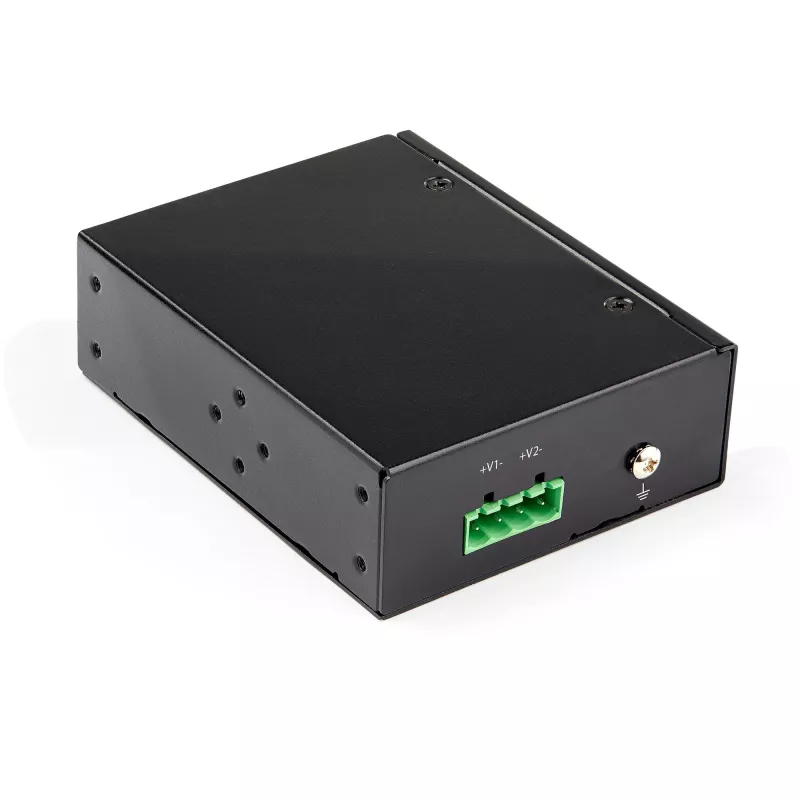 StarTech.com splitter PoE industrial Gigabit - splitter PoE+++ Power over Ethernet de alta velocidad 90W - splitter 12-48V DC 802.3bt - adaptador LAN/RJ45 Ultra PoE a DC - -40C a +75C