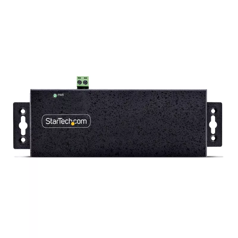 StarTech.com hub USB industrial de 7 puertos 10Gbps con fuente de alimentación, metal, montable, 5x puertos USB-A y 2x USB-C downstream, protección ESD, hub USB alimentado, TAA