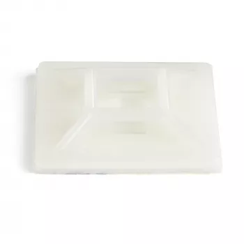 StarTech.com pack de 100 bases para bridas con cinta adhesiva para bridas de 0,21 pulgadas (5,5 mm) de ancho - soportes para bridas de nailon/plástico - soportes organizadores de cables eléctricos/de red / protección contra incendios 94V-2 y certificado UL TAA