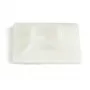 StarTech.com pack de 100 bases para bridas con cinta adhesiva para bridas de 0,21 pulgadas (5,5 mm) de ancho - soportes para bridas de nailon/plástico - soportes organizadores de cables eléctricos/de red / protección contra incendios 94V-2 y certificado UL TAA