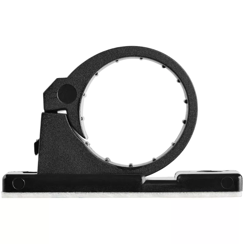 StarTech.com 100 clips de gestión de cables autoadhesivos negros - organizador de cables de red/Ethernet/escritorio de oficina/ordenador - soportes de cables/conductos adhesivos - clip autoadhesivo de nailon UL/94V-2 resistente al fuego