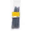 StarTech.com bridas reutilizables de 10 pulgadas (25cm) - 1/4 pulgadas (7mm) de ancho, 2-1/2 pulgadas (65mm) de diámetro de haz, 50lb (22kg) de resistencia a la tracción, bridas de nailon liberables, interior/exterior, 94V-2/UL listado, pack de 100 - negro