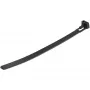 StarTech.com bridas reutilizables de 15 cm - 7 mm de ancho, 35 mm de diámetro de haz, 22 kg de resistencia a la tracción, bridas de nailon liberables, interior/exterior, 94V-2/UL listado, pack de 100 - negro