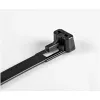 StarTech.com bridas reutilizables de 15 cm - 7 mm de ancho, 35 mm de diámetro de haz, 22 kg de resistencia a la tracción, bridas de nailon liberables, interior/exterior, 94V-2/UL listado, pack de 100 - negro