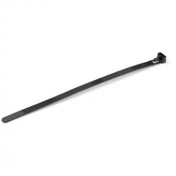 StarTech.com bridas reutilizables de 20 cm - 7 mm de ancho, 50 mm de diámetro de haz, 22 kg de resistencia a la tracción, bridas de nailon liberables, interior/exterior, UL94 V-2 listado, pack de 100 - negro