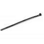 StarTech.com bridas reutilizables de 20 cm - 7 mm de ancho, 50 mm de diámetro de haz, 22 kg de resistencia a la tracción, bridas de nailon liberables, interior/exterior, UL94 V-2 listado, pack de 100 - negro