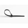 StarTech.com bridas reutilizables de 20 cm - 7 mm de ancho, 50 mm de diámetro de haz, 22 kg de resistencia a la tracción, bridas de nailon liberables, interior/exterior, UL94 V-2 listado, pack de 100 - negro
