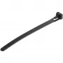 StarTech.com bridas reutilizables de 12cm - 7mm de ancho, 30mm de diámetro de haz, 22kg de resistencia a la tracción, bridas de nailon liberables, interior/exterior, 94V-2/UL listado, pack de 100 - negro