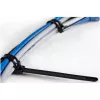 StarTech.com bridas reutilizables de 12cm - 7mm de ancho, 30mm de diámetro de haz, 22kg de resistencia a la tracción, bridas de nailon liberables, interior/exterior, 94V-2/UL listado, pack de 100 - negro