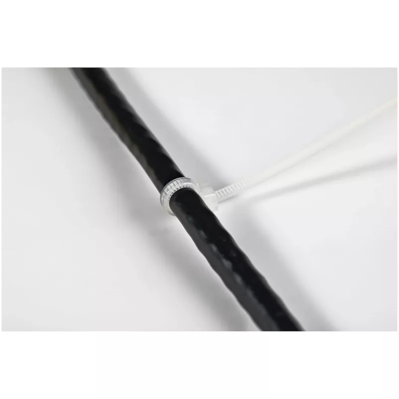 StarTech.com bridas de 4 pulgadas (10 cm) - 1,6 mm de ancho, 22 mm de diámetro de haz, 8 kg de resistencia a la tracción, bridas de nailon autoblocantes con punta curvada - 94V-2/UL listado, pack de 1000 - blanco