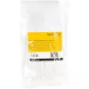 StarTech.com bridas reutilizables de 12 cm - 7 mm de ancho, 30 mm de diámetro de haz, 22 kg de resistencia a la tracción, bridas de nailon liberables, interior/exterior, 94V-2/UL listado, pack de 100 - blanco