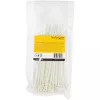 StarTech.com bridas de 8 pulgadas (20 cm) con orificio de montaje - 1/8 pulgadas (4 mm) de ancho, 2 pulgadas (52 mm) de diámetro de haz, 50 lb (22 kg) de resistencia a la tracción, bridas de nailon 66 autoblocantes con orificio para tornillo, listado UL, pack de 100