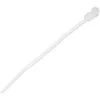 StarTech.com bridas de 4 pulgadas (10 cm) con orificio de fijación - 1/16 pulgadas (2 mm) de ancho, 7/8 pulgadas (24 mm) de diámetro de haz, 18 lb (8 kg) de resistencia a la tracción, bridas de nailon 66 autoblocantes con orificio para tornillo, listado UL, pack de 100