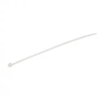 StarTech.com bridas de 15cm - 3mm de ancho, 39mm de diámetro de haz, 18kg de resistencia a la tracción, bridas de nailon autoblocantes con punta curvada - 94V-2/UL listado, pack de 1000 - blanco