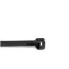 StarTech.com bridas de 20cm - 4mm de ancho, 55mm de diámetro de haz, 22kg de resistencia a la tracción, bridas de nailon autoblocantes con punta curvada - 94V-2/UL listado, pack de 100 - negro