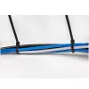 StarTech.com bridas de 20cm - 4mm de ancho, 55mm de diámetro de haz, 22kg de resistencia a la tracción, bridas de nailon autoblocantes con punta curvada - 94V-2/UL listado, pack de 100 - negro