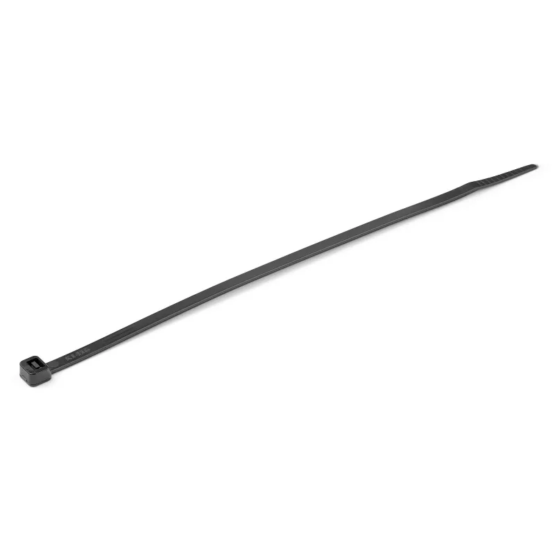 StarTech.com bridas de 20 cm - 4 mm de ancho, 55 mm de diámetro de haz, 22 kg de resistencia a la tracción, bridas de nailon autoblocantes con punta curvada - 94V-2/UL listado, pack de 1000 - negro