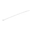 StarTech.com pack de 100 bridas de 6 pulgadas (15 cm) - 1/8 pulgadas (3,6 mm) de ancho, 1-3/8 pulgadas (39 mm) de diámetro de haz, 40 lb (18 kg) de resistencia a la tracción, bridas de nailon autoblocantes con punta curvada, listado UL, blanco - TAA